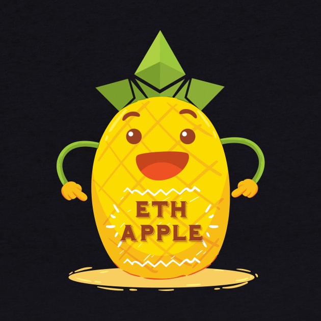 ETH apple Funny ethereum by mangobanana